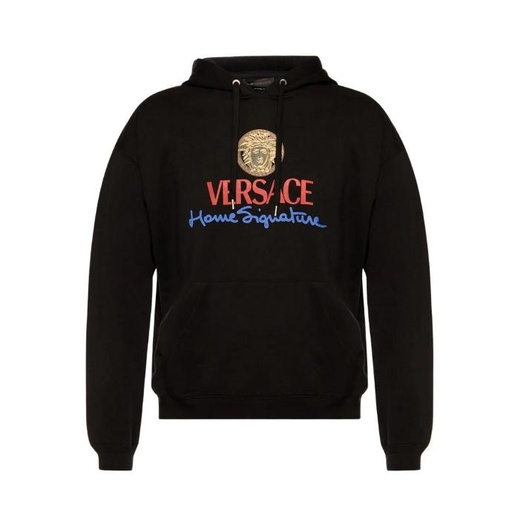 Versace Logotipo sudadera con capucha